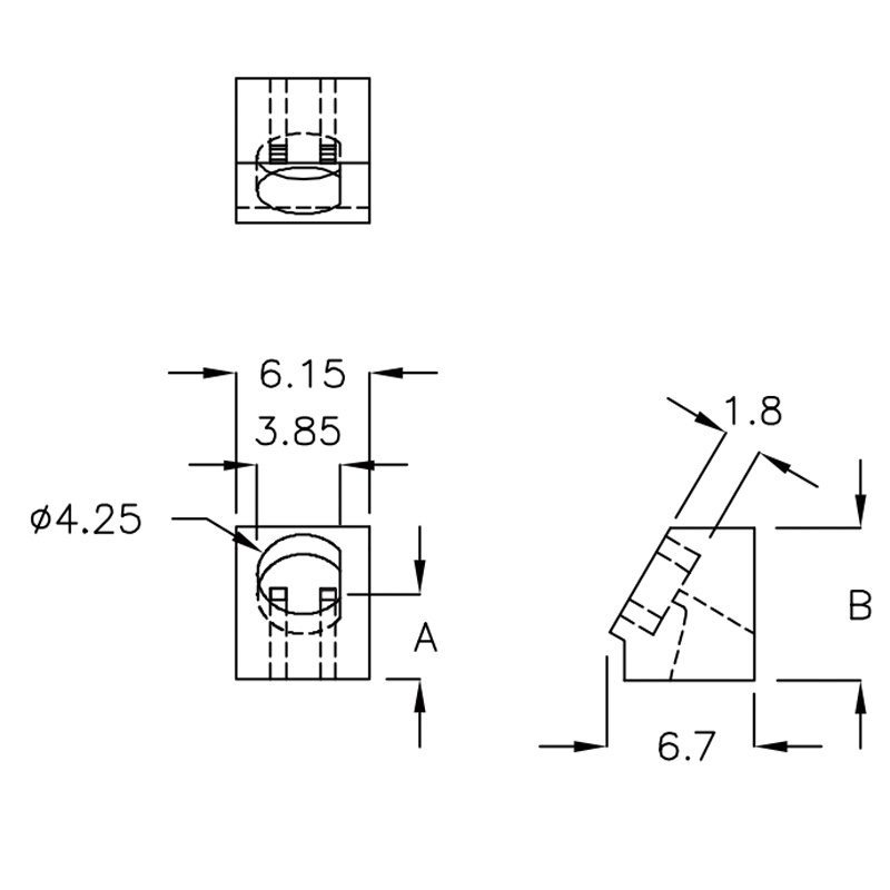 LED Lens Holder LSQC3F